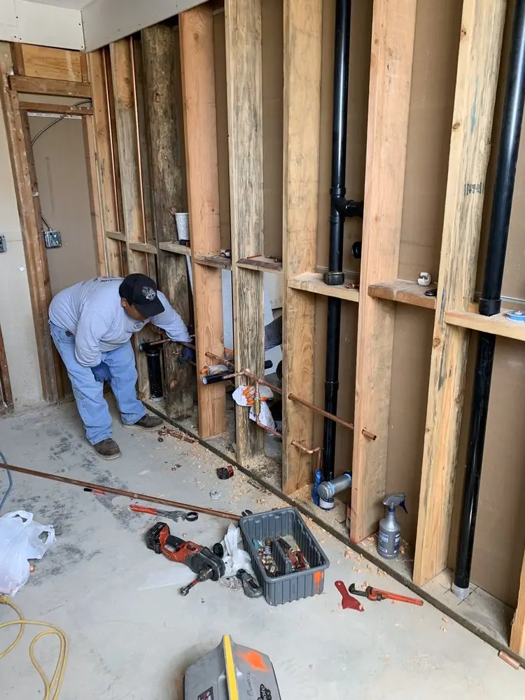 Commercial rough-in plumbing for Gas Line Repair in Maiden Creek